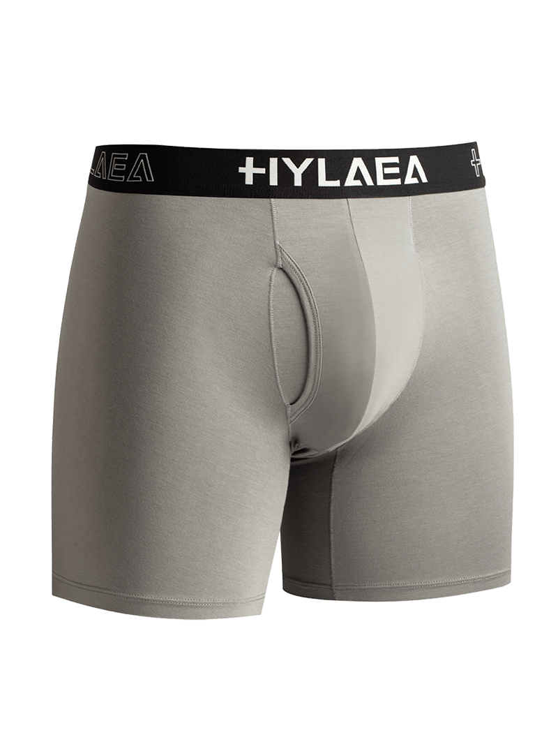 Hylaea Men's Bamboo Fiber Boxer Briefs – 4-Pack (Black/Grey/Blue/Camouflage) - Image 5